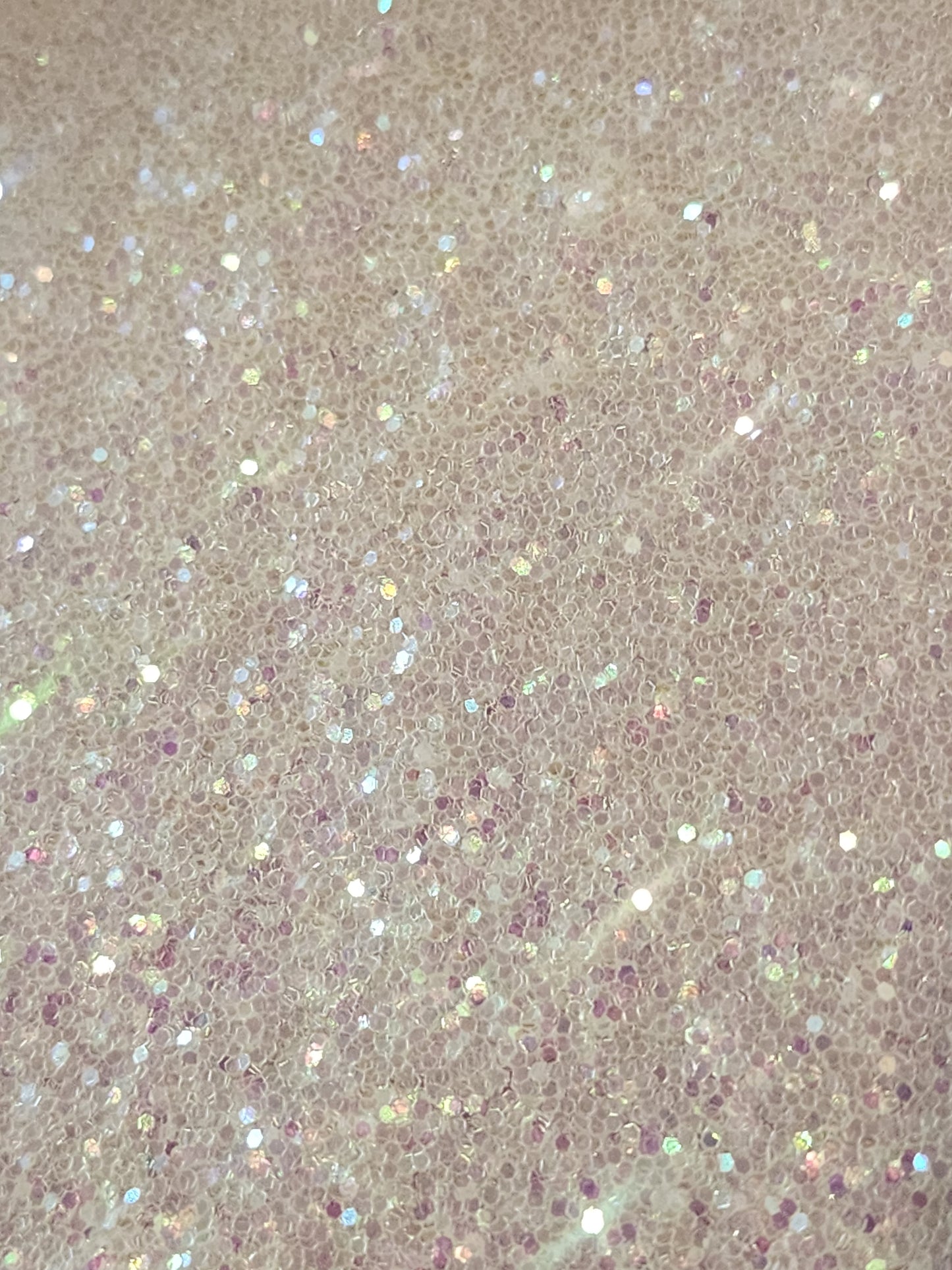 #36 Iridescent white fine regular glitter