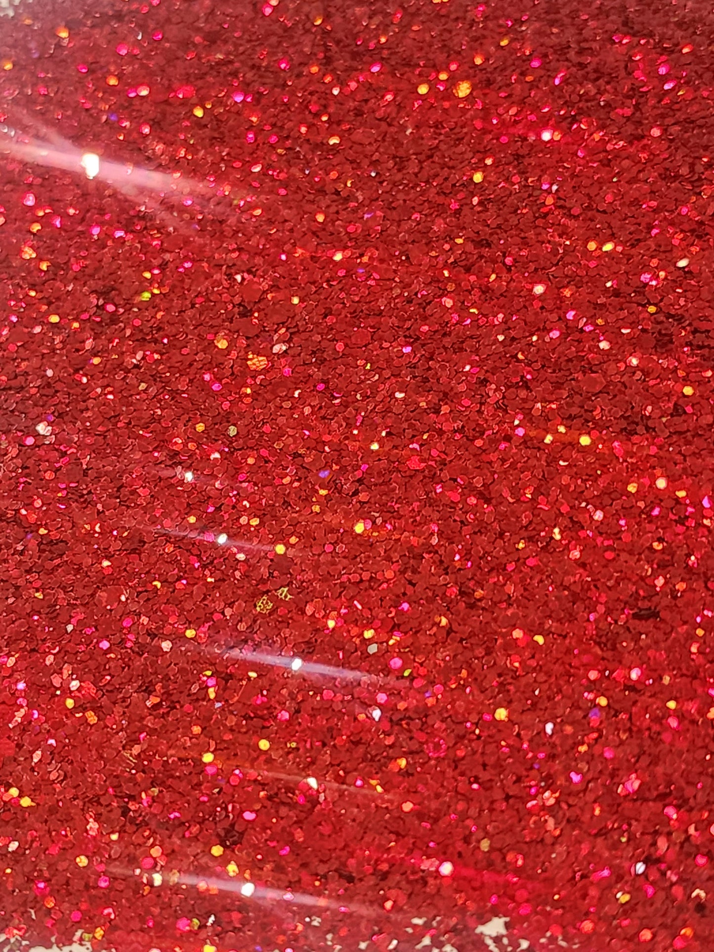 #68 Laser Red regular chunky glitter