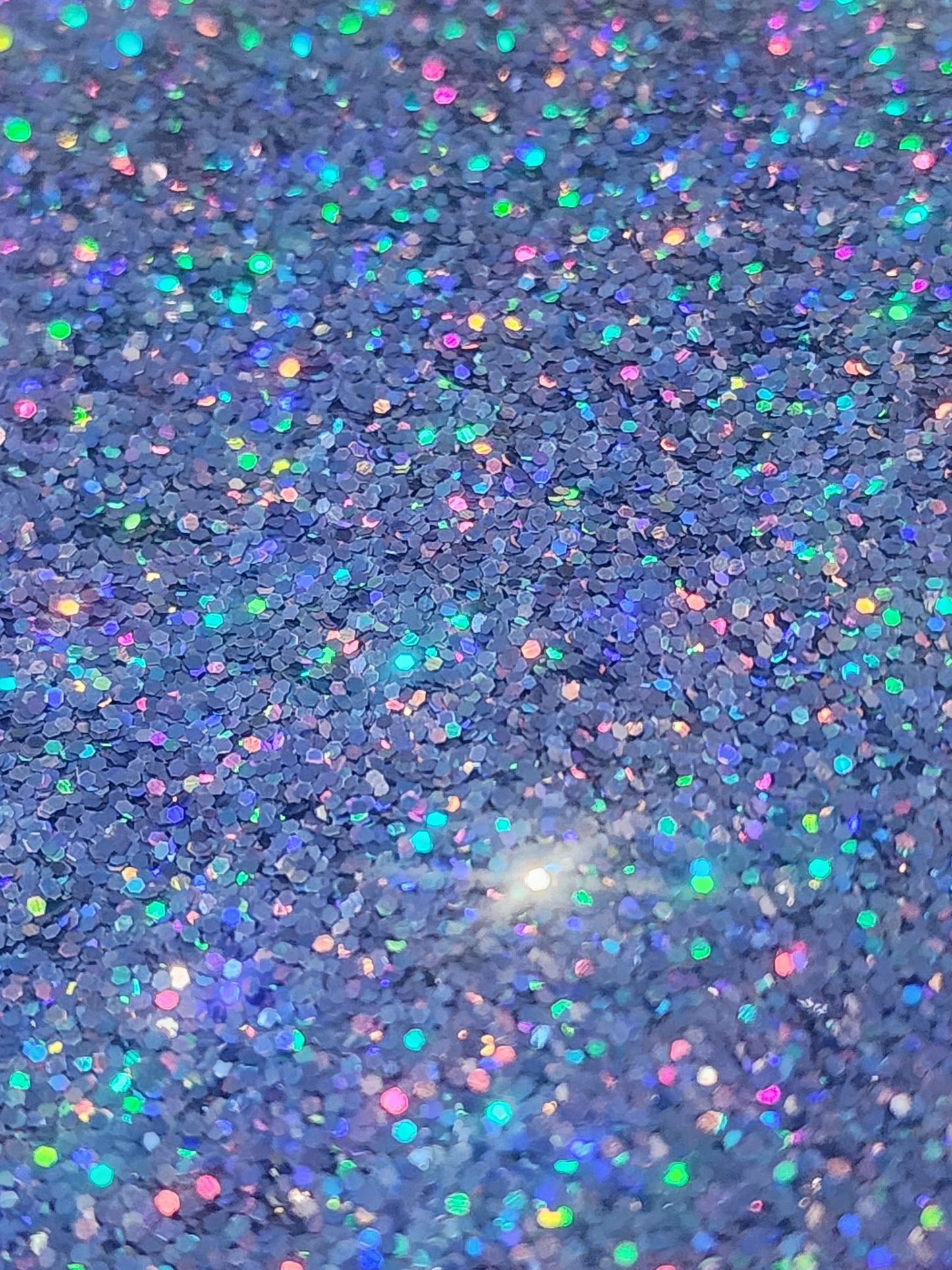 #81 Dark Blue Holographic regular chunky glitter