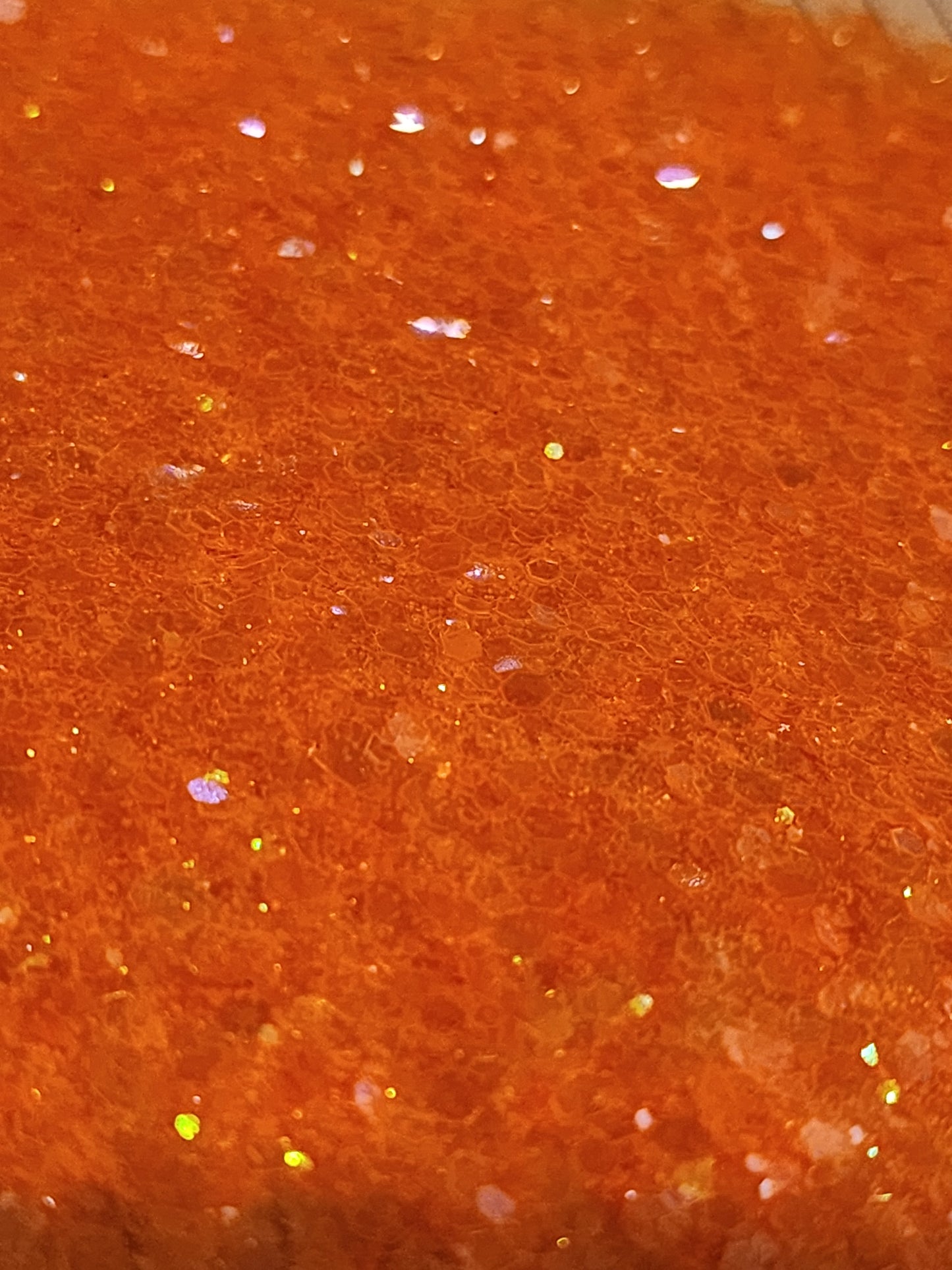 #111 Flourscent Orange Chunky glitter