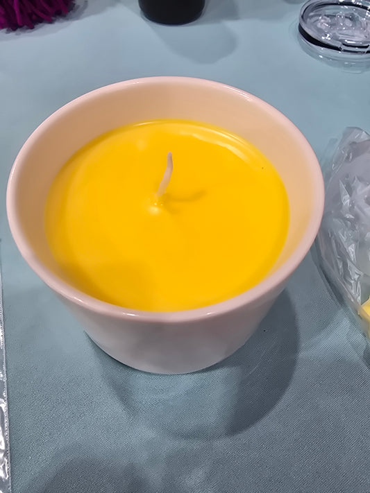 Sunflower candle